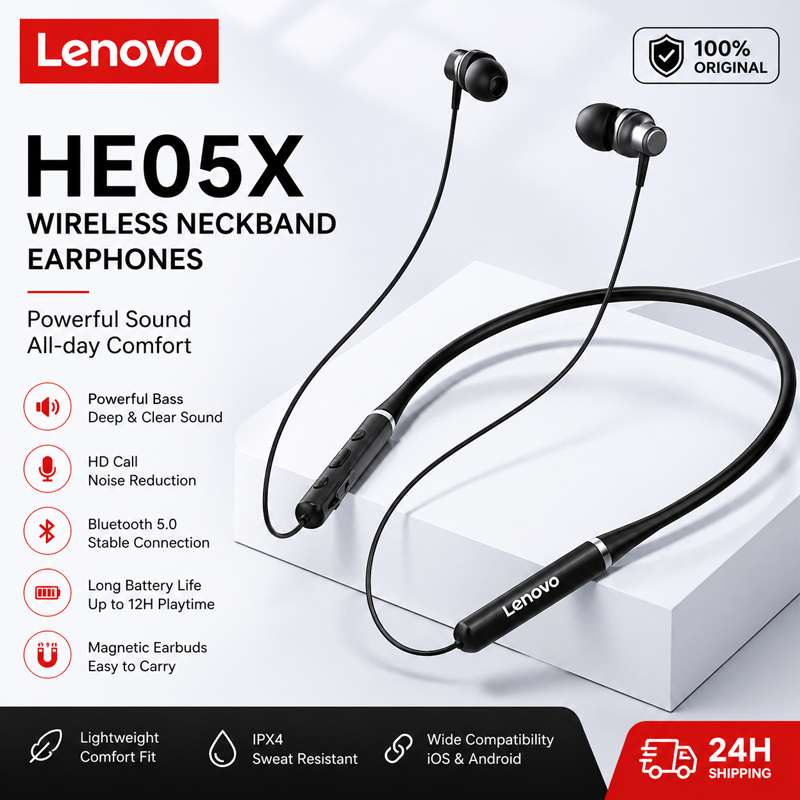 Fones de Ouvido Bluetooth Leno - Magnetic Neckband Sports Earphones avaliação e preço
