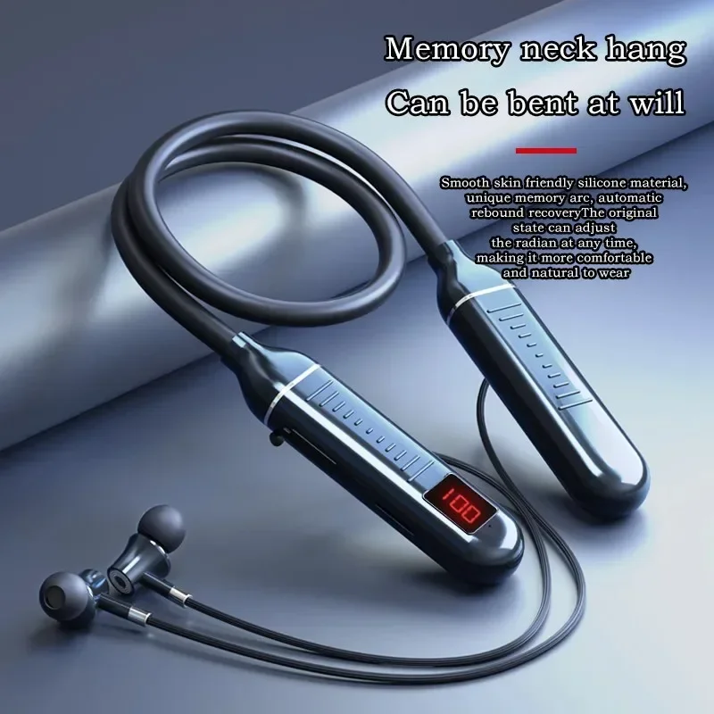 Fones de ouvido sem fio bluebo - Magnetic Neckband Sports Earphones avaliação e preço